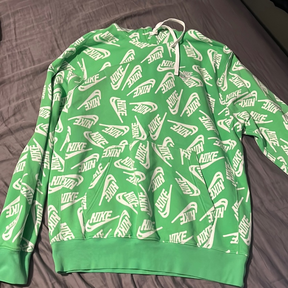 Green Nike Hoodie